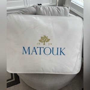 Matouk NWT KING Size Valletto Down Comforter Summer Weight
